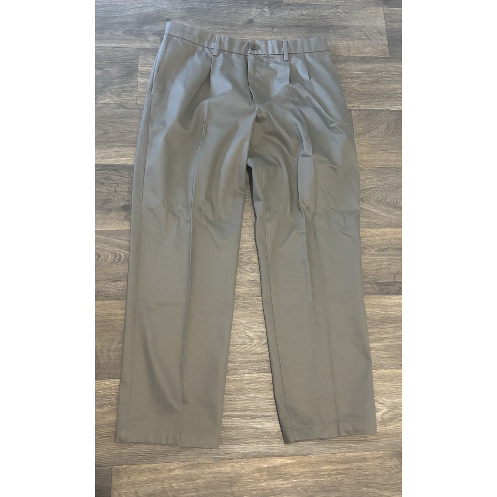 Dockers Signature Khaki Men's Gray Pants 32W Classic Fit  Careercore dadcore